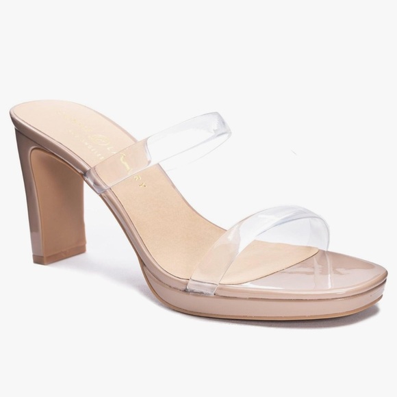 Chinese Laundry Shoes - Clear heeled sandals